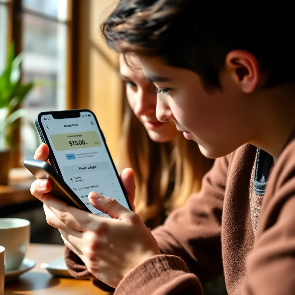 Student bekijkt studiefinanciering documenten