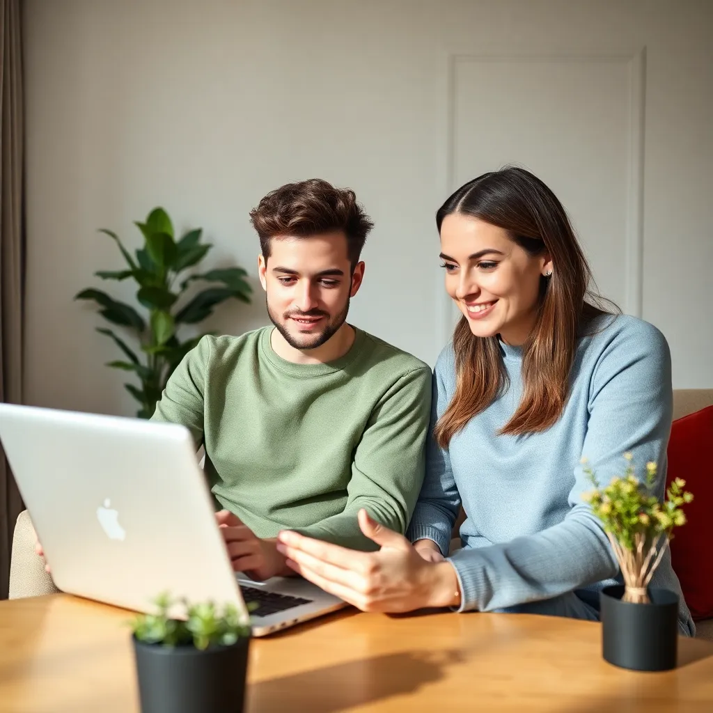 Student berekent studiefinanciering op laptop met koffie en notitieblok